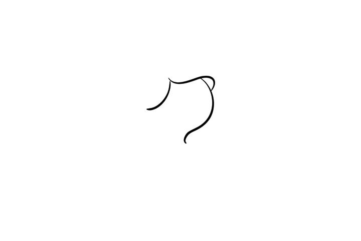 漂亮的美人鱼简笔画画法步骤
