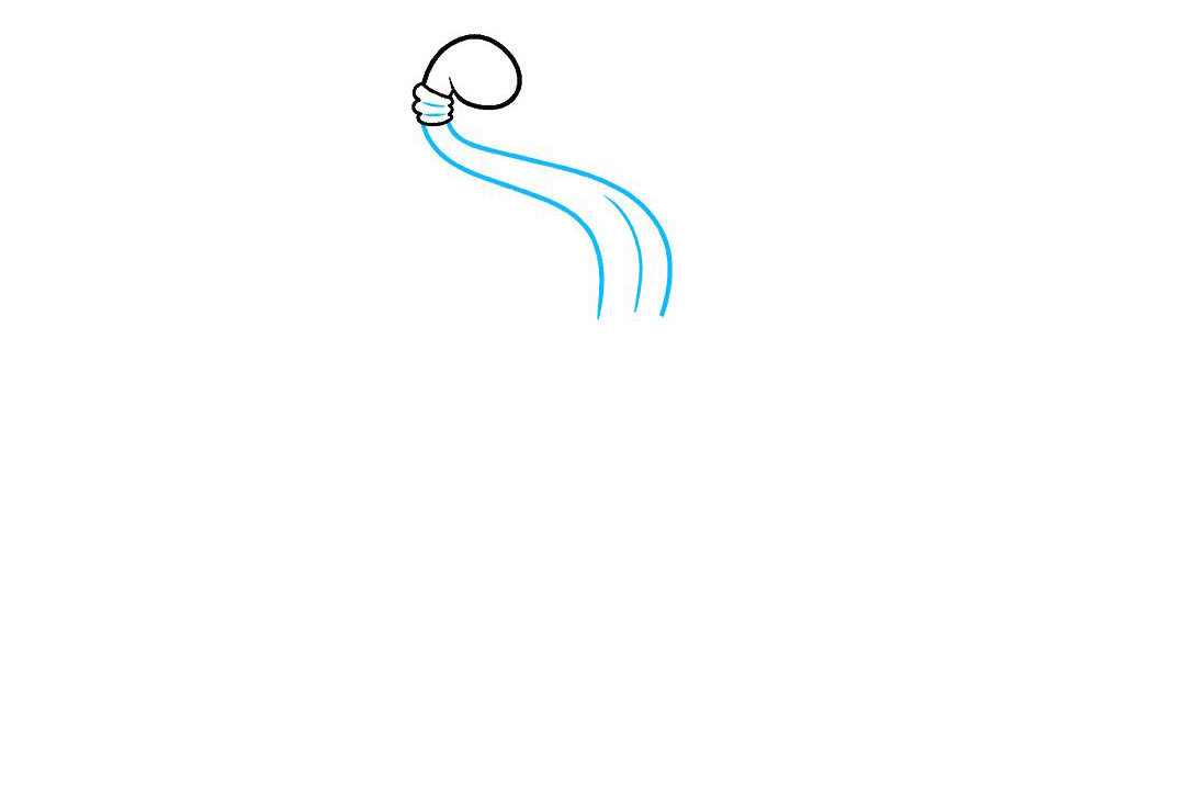 简单的弓箭简笔画画法
