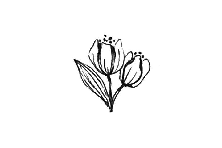 23种漂亮小花简笔画图片