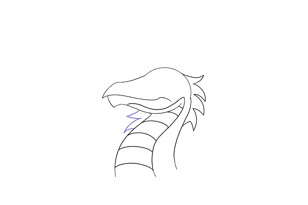 如何画龙首简笔画
