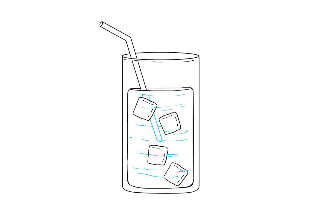 怎样画柠檬水