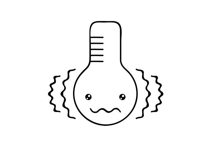 卡通温度计简笔画图片