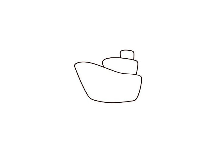 游轮简笔画教程