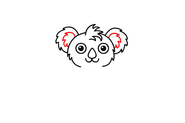 如何画可爱考拉宝宝