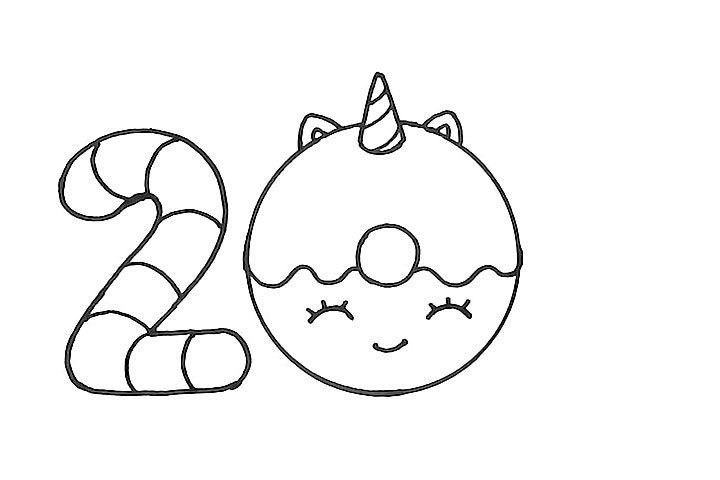 2019艺术字简笔画教程
