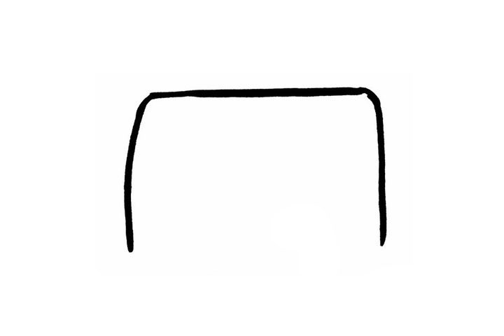 公交车简笔画画法步骤
