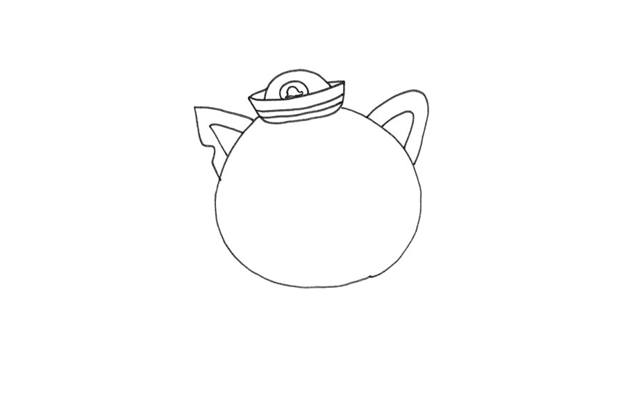 海底小纵队呱唧简笔画