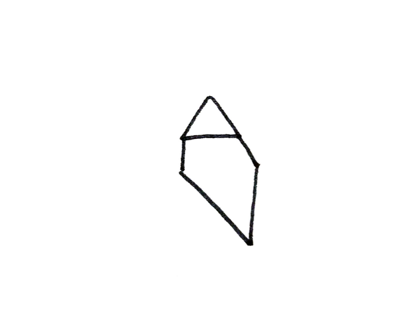 千纸鹤简笔画怎么画