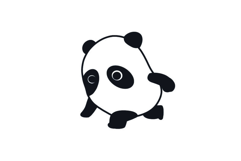 冰墩墩版冬奥会项目冰壶简笔画教程
