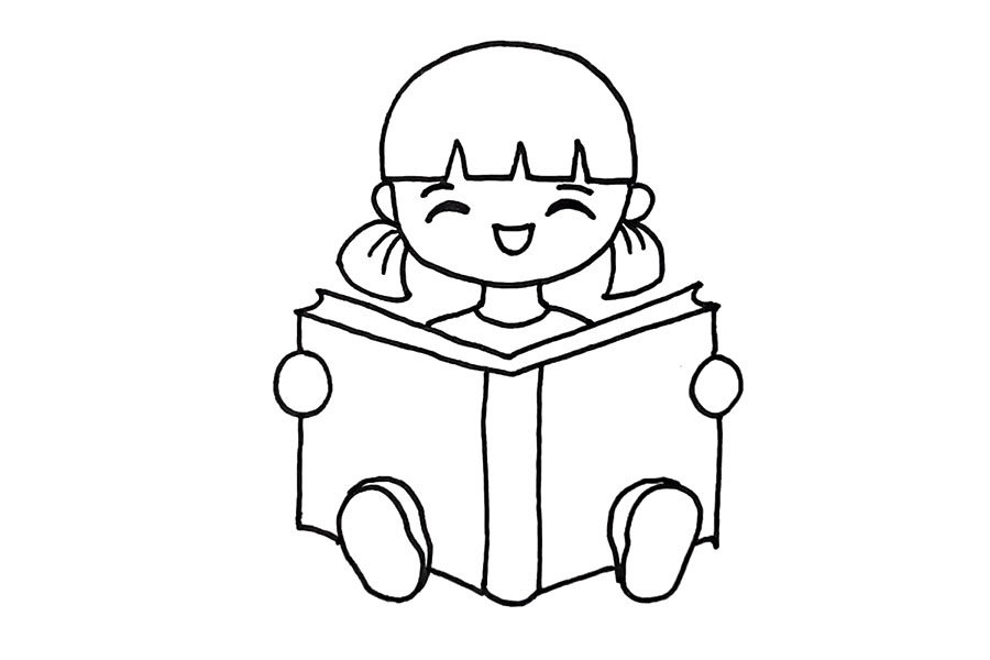 世界读书日主题简笔画