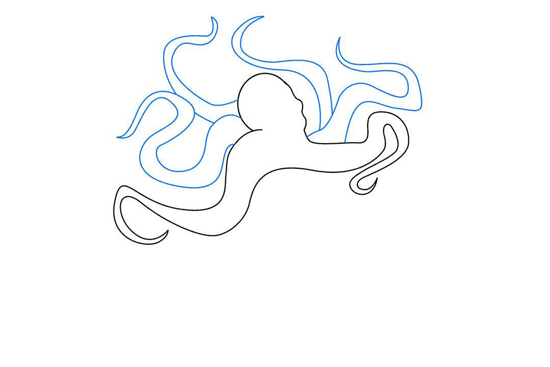 海怪怎么画