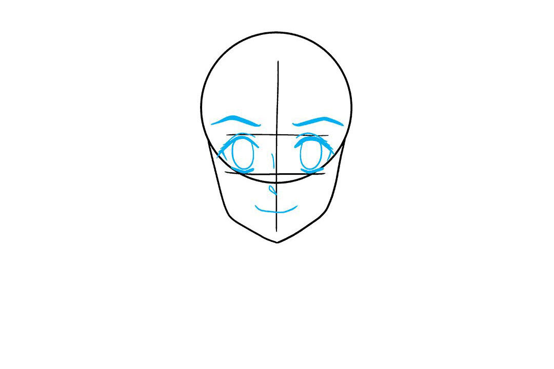 如何画动漫精灵简笔画