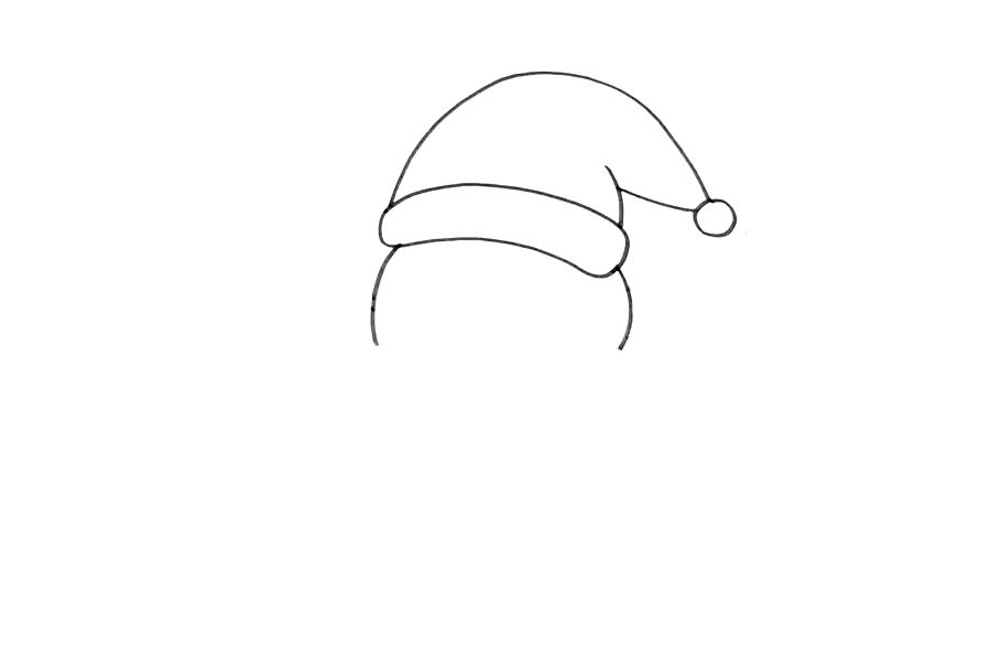 冬天雪人简笔画怎么画