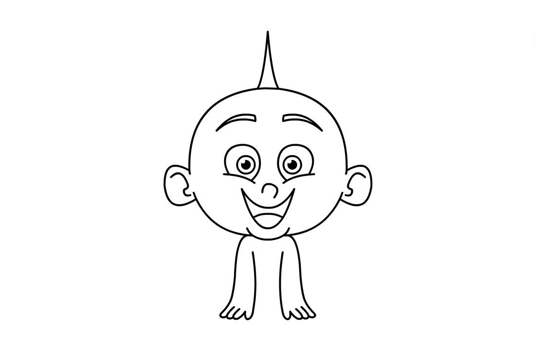 小超人巴小杰怎么画