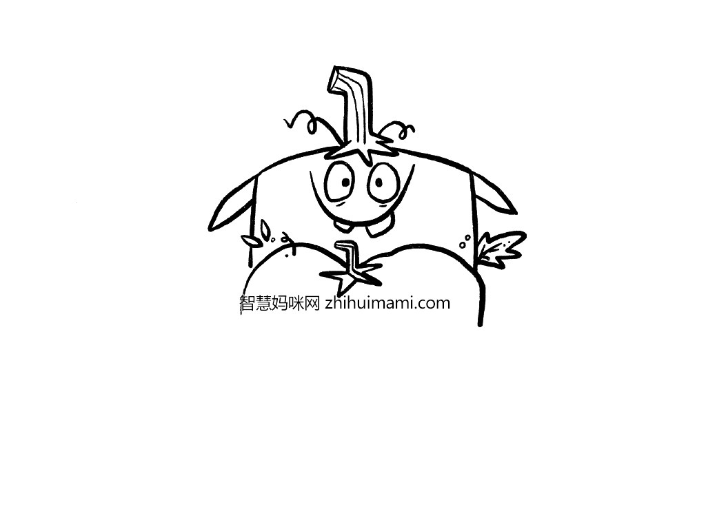 可爱万圣节简笔画怎么画