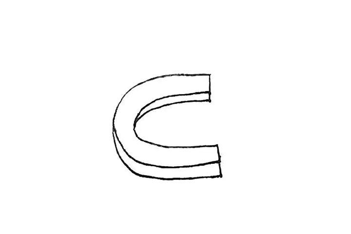 磁铁简笔画画法步骤
