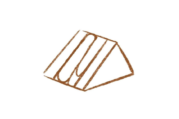 食物简笔画大全 兔兔三明治怎么画