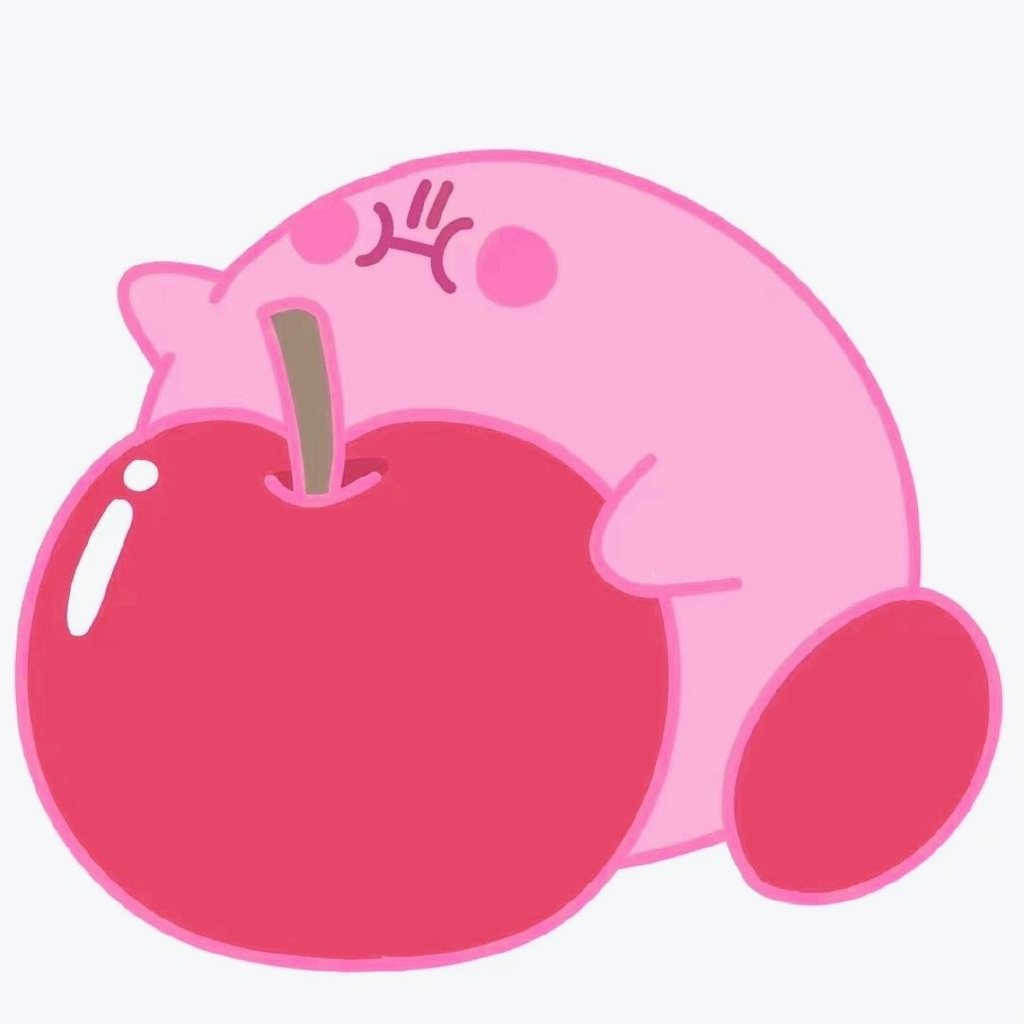 星之卡比头像简笔画图片