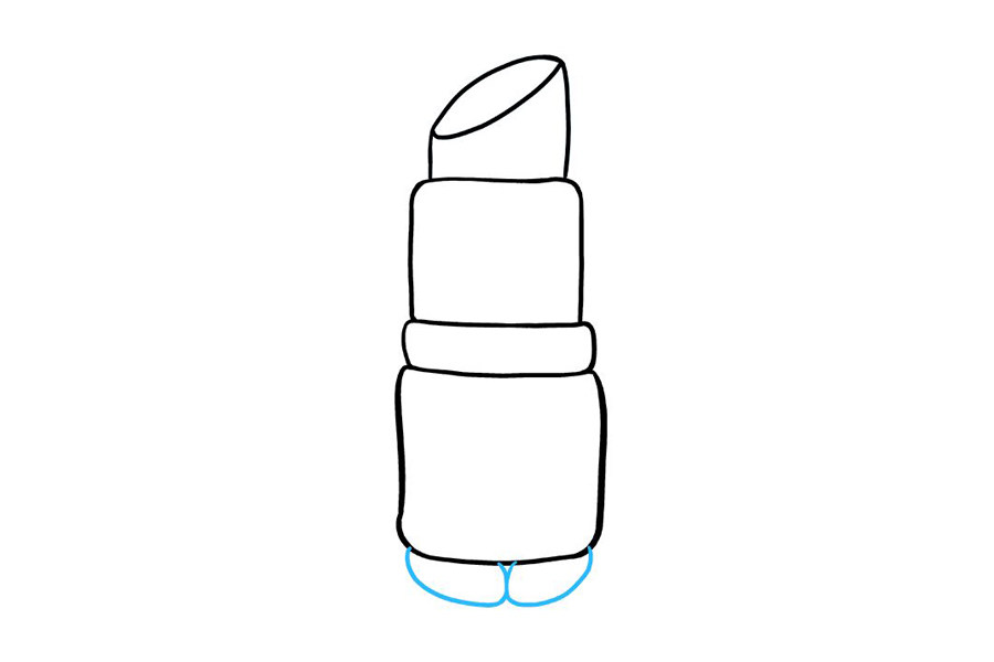 可爱的口红怎么画