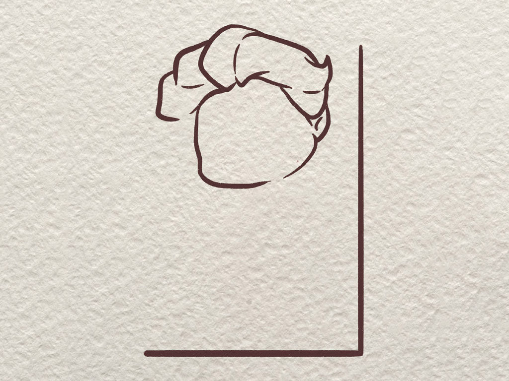 冰雪女王简笔画