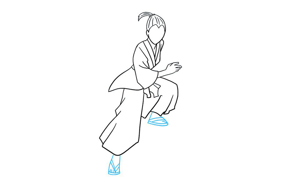 如何画武士