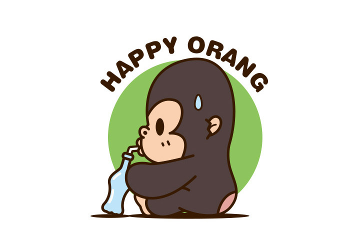 可爱小动物过夏天简笔画图片