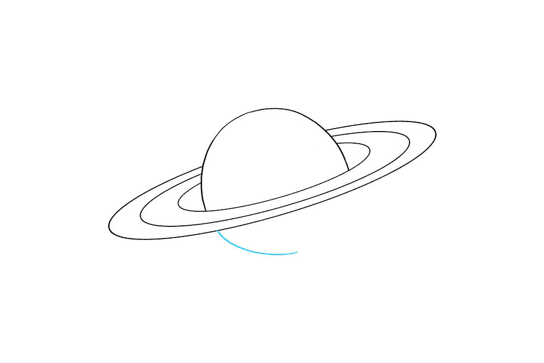 土星怎么画