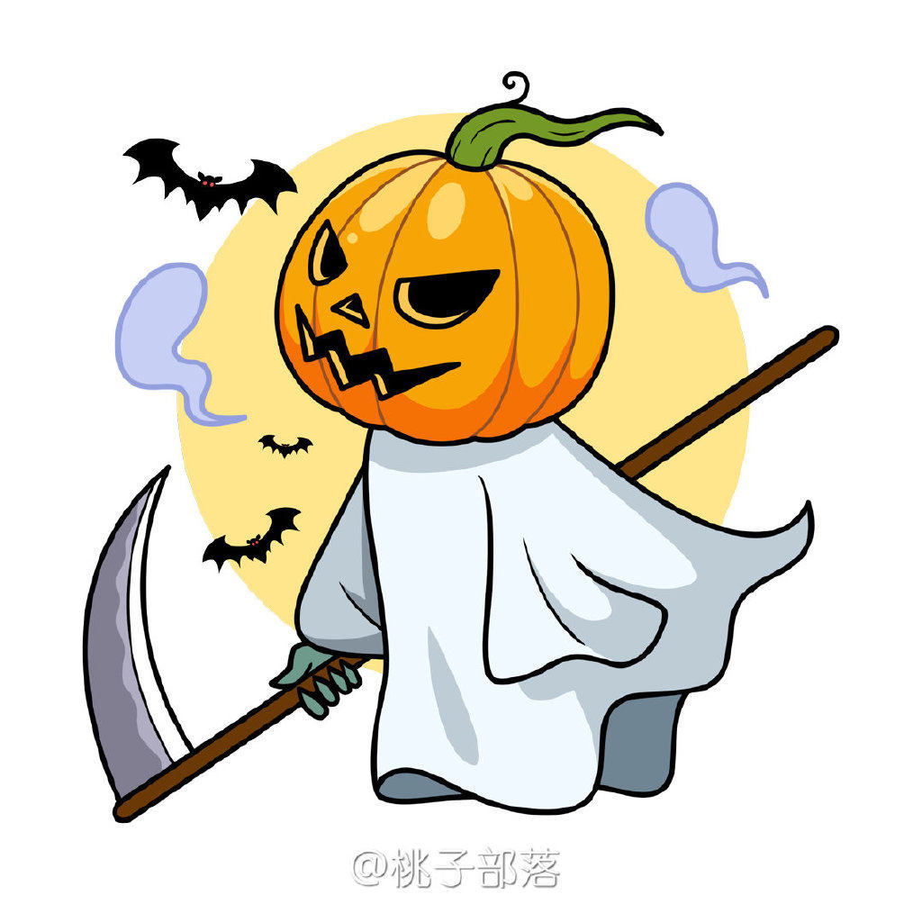 万圣节小鬼简笔画图片，节日气氛搞起来！