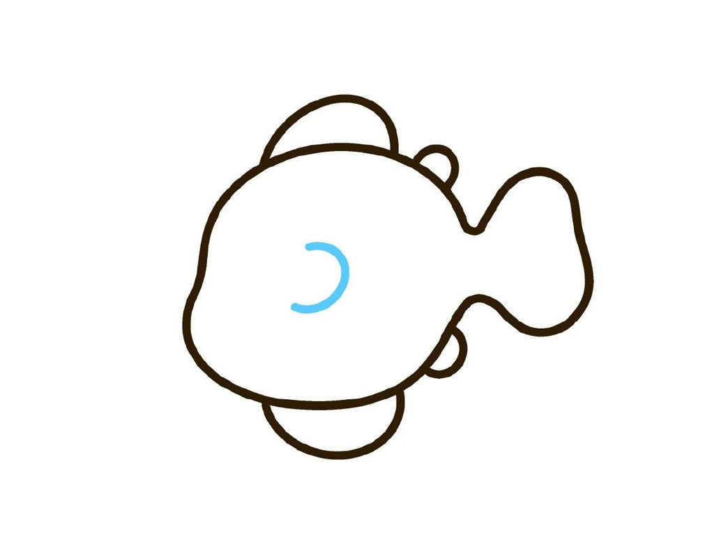 小丑鱼简笔画
