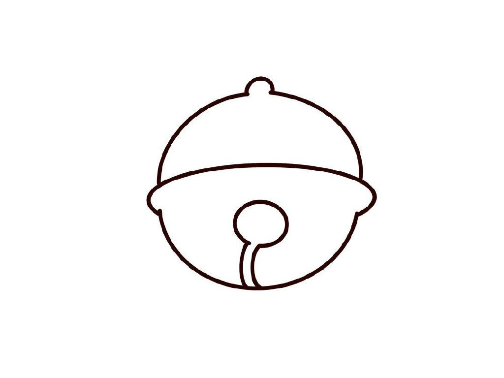 铃铛简笔画画法步骤