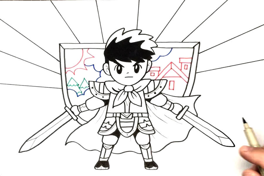 禁毒日主题绘画超详尽教程