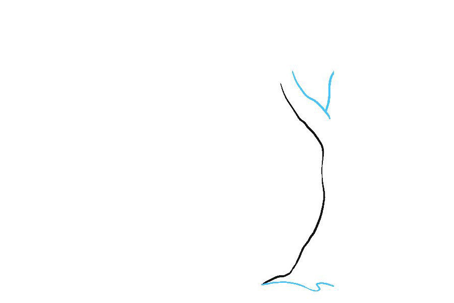 卡通森林简笔画的画法