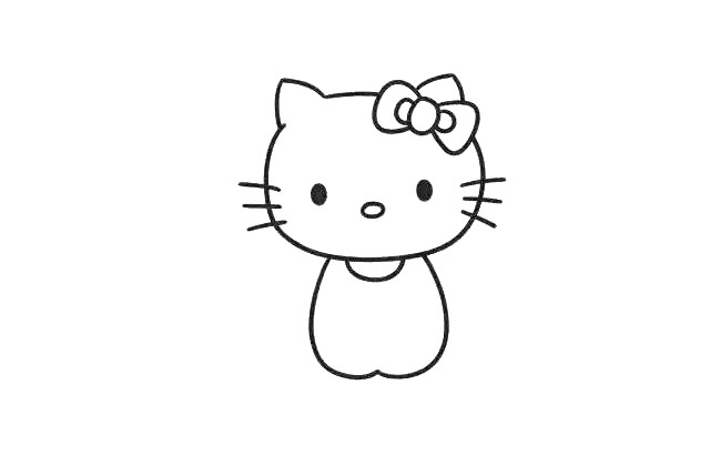 hellokitty的画法