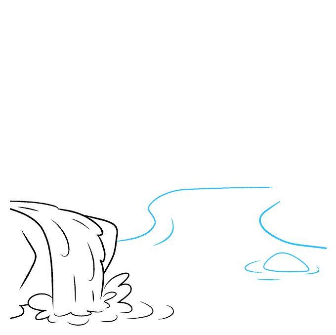 丛林里的河流怎么画
