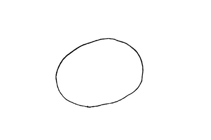 一盘饺子简笔画画法步骤