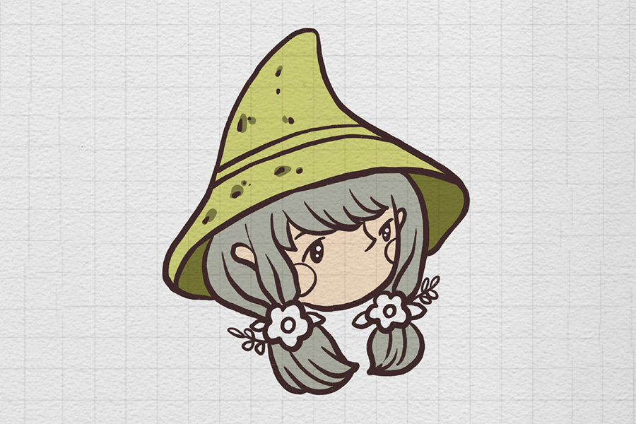 魔法少女简笔画