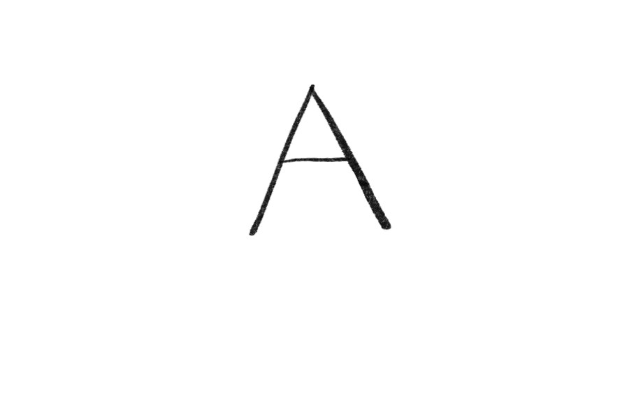 如何用字母A画一只可爱的小狗简笔画画法