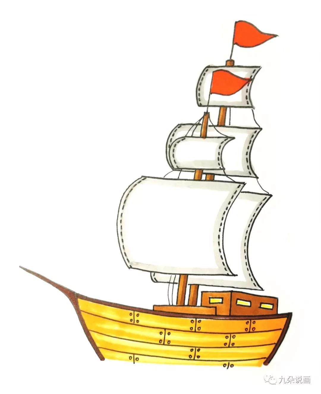 画成语故事——乘风破浪