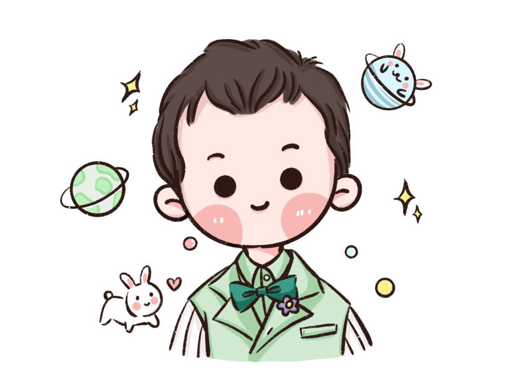 一组可爱人物简笔画图片