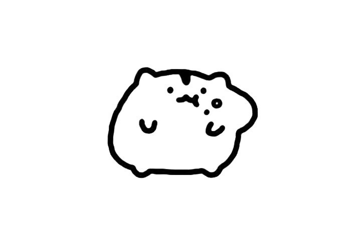 一组简单几笔就能画出的可爱小动物