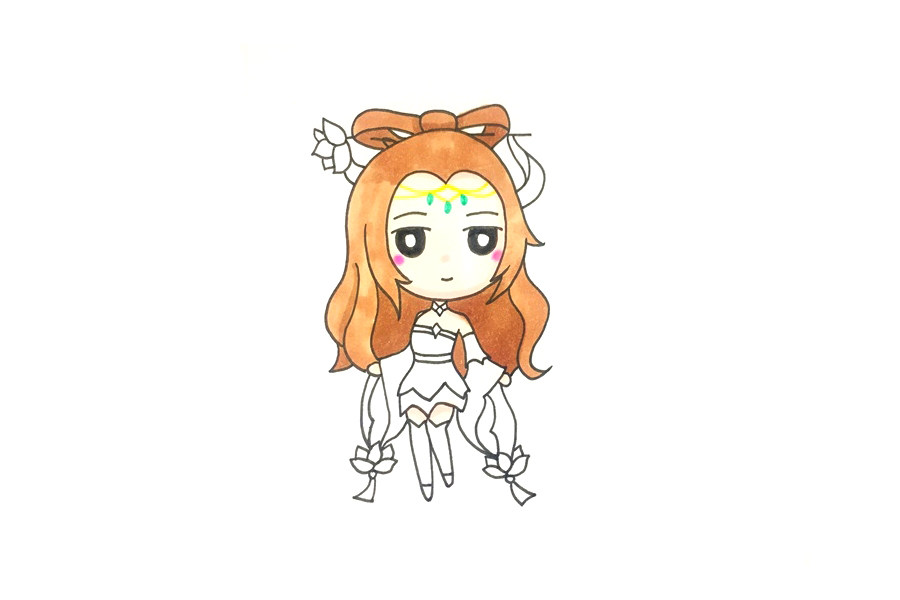 貂蝉怎么画