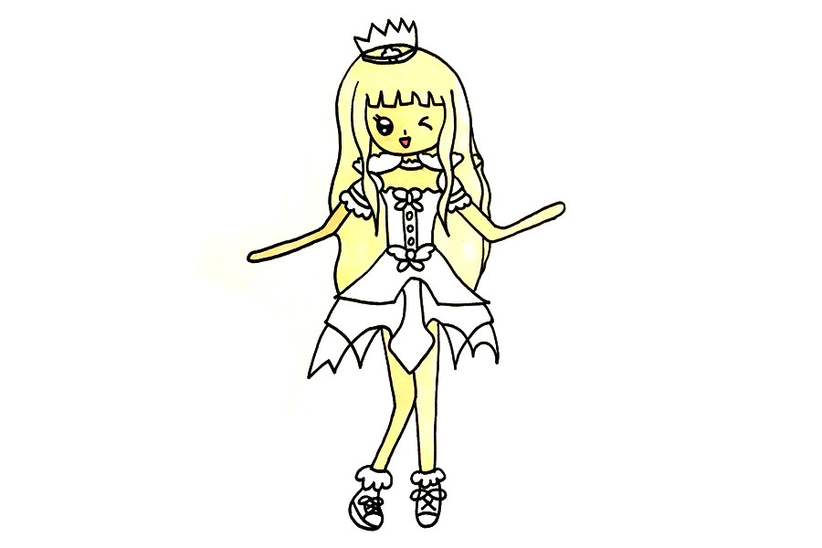 白光莹怎么画