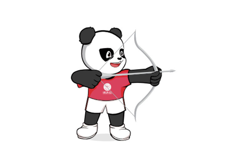 十四运吉祥物简笔画——熊熊