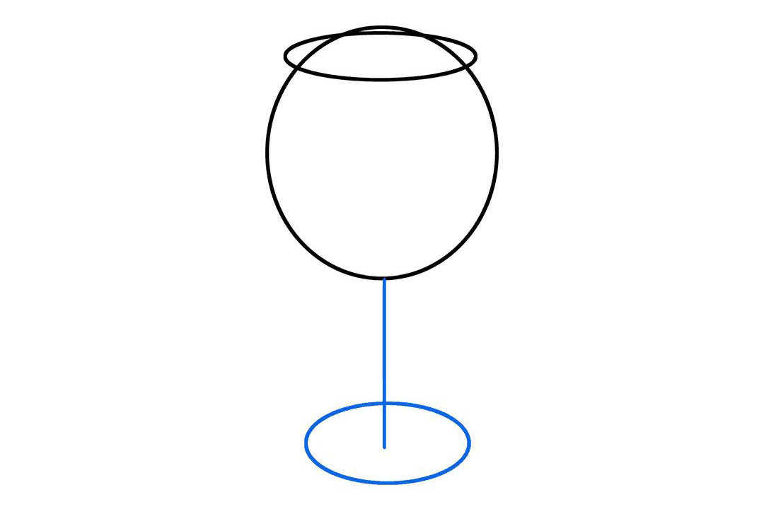 红酒杯怎么画