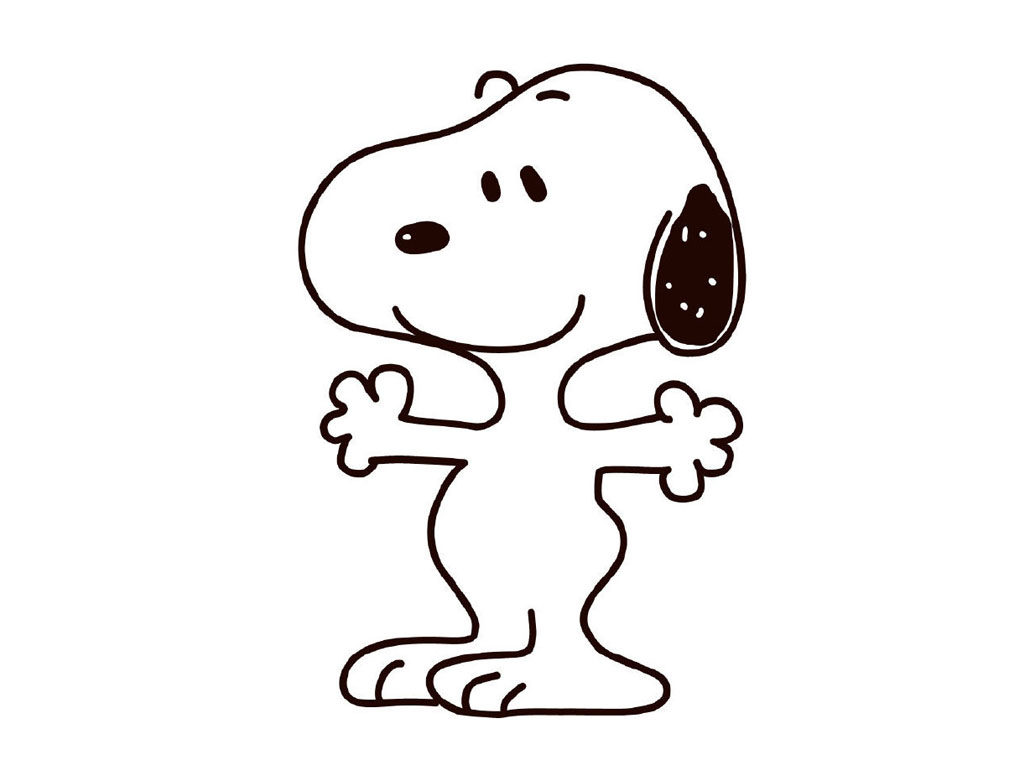 snoopy史努比怎么画