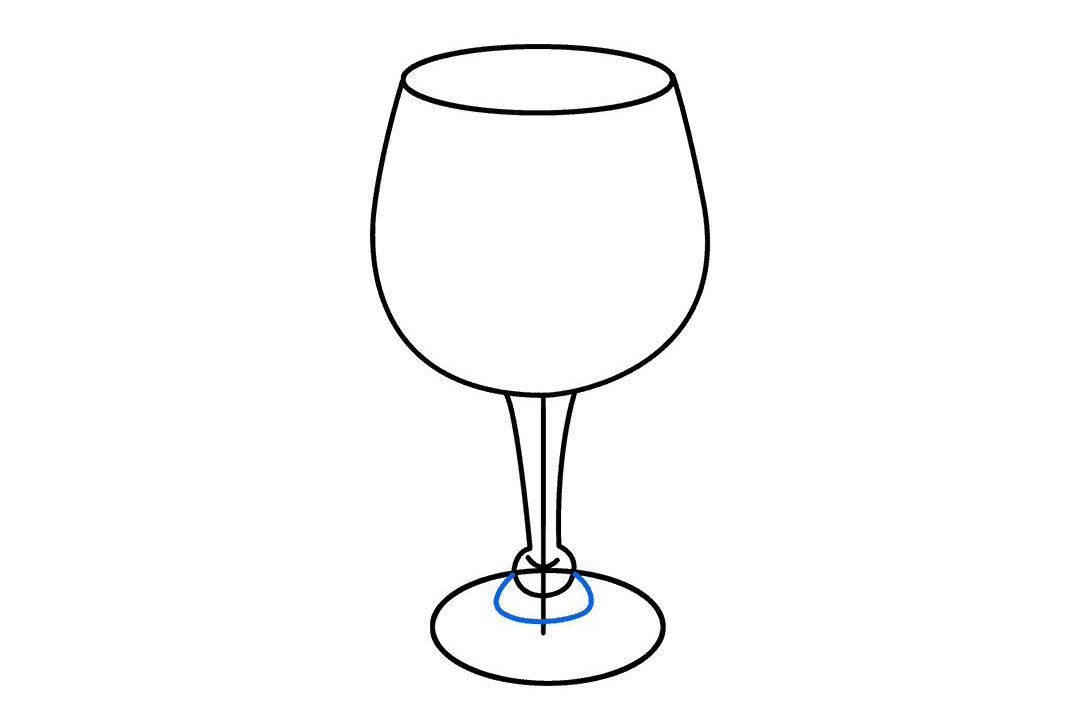红酒杯怎么画