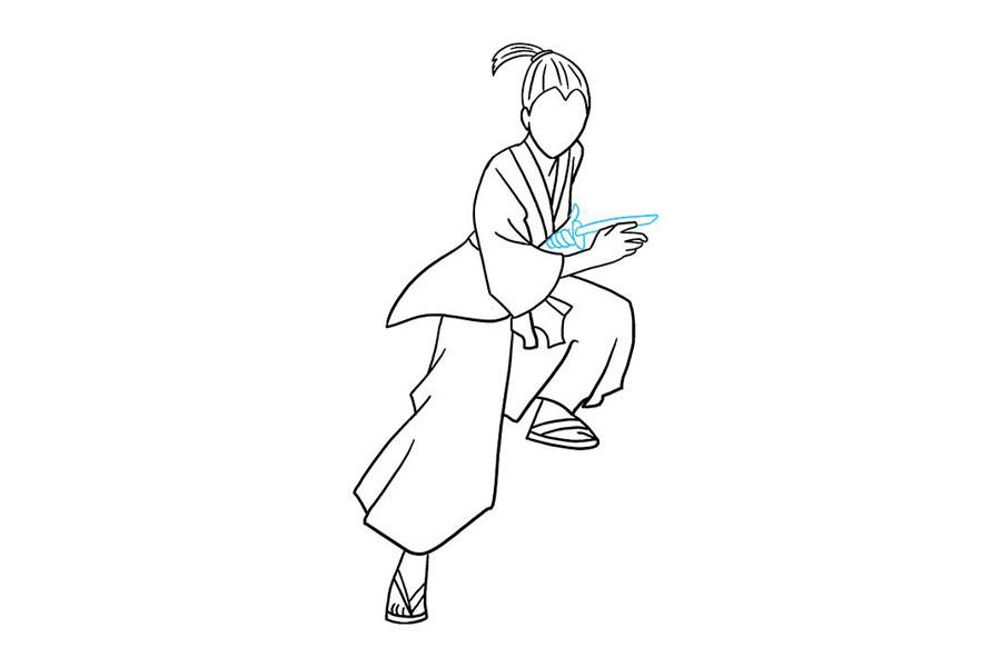 如何画武士