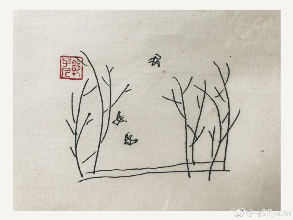 一组超简单的风景简笔画