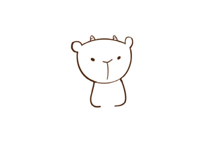 关于羊的卡通简笔画