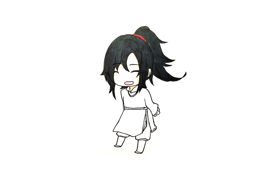 天官赐福 花城怎么画